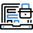 노트북 보안  아이콘