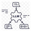 Large Language Model Natural Language Processing Llm Icon
