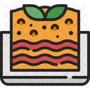 Lasagna Italian Layer Icon