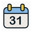 Last Day Last Date Calendar Icon