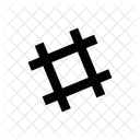 Lattice Hashtag Hash Icon