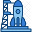 Launch Pad Rocket Icon