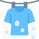 Laundry Shirt Drying Icon