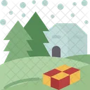 Lawn Winter Snow Icon