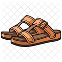 Footwear Icon Flat Style Symbol