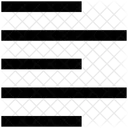 Left Align Align Alignment アイコン