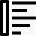 Left Align Text Left Alignment アイコン