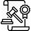 法的、法定、司法上の アイコン