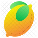 Lemon Lemon Slice Fruit Icon