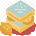 Lemon Bars Cake Icon