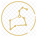 Leo Star Pattern  Icon