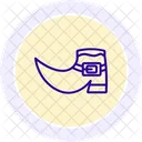 Leprechaun Shoes Line Icon Icon