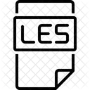 Les Document Extension Icon