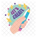 Be Creative Idea Education Icon