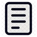 Letter Paper White Paper Icon