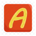 Letter Alphabet A Icon