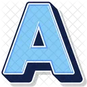 Letter A Alphabet Alphabetical Icon