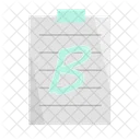 Letter Alphabet B Icon