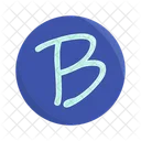 Letter Alphabet B Icon