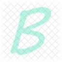 Letter Alphabet B Icon