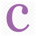 Letter Alphabet C Icon