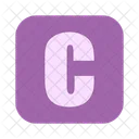 Letter Alphabet C Icon