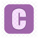 Letter Alphabet C Icon