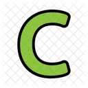 C Letter C Alphabet Icon