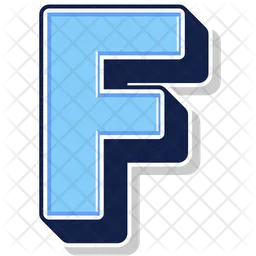 Letter F  Icon