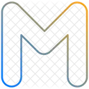 Letter m  Icon