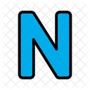 Letter N  Icon