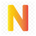 Letter N  Icon