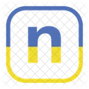 Letter n  Icon