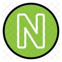 Letter N  Icon