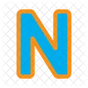 Letter N  Icon