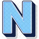 Letter N Alphabet Alphabetical Icon