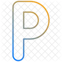 Letter p  Icon