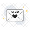 Self Care Letter Dear Future Me Symbol