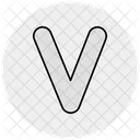 Letter V Icon