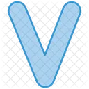 Letter V Alphabet Letter Icon