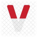 Letter V  Icon