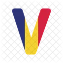 Letter V  Icon