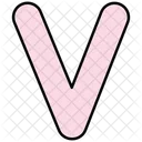 Letter V Icon