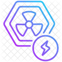 Gluhendes Radioaktives Material Symbol