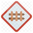 Level Crossing  Icon