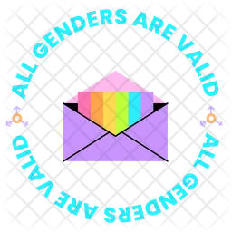 Lgbtq Envelope  Icon