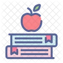 Manzana Estudiar Aprender Icono