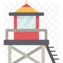 Lifeguard Tower Lifesaver Icon