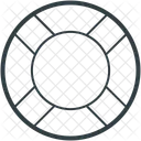 ライフセーバー、救命浮輪、指輪 アイコン