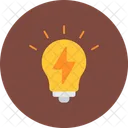 Light Bolt Bulb Light Icon